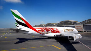 O avião especial que levou o Arsenal ao Dubai