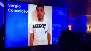 Filhos de Sérgio Conceição surpreenderam técnico na gala 'O Gaiense'