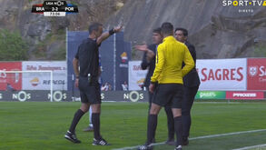 Abel Ferreira foi expulso por Jorge Sousa pouco depois do 2-2
