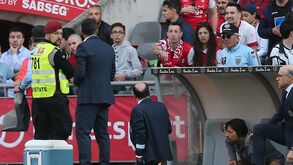 Emoções de Sérgio Conceição à solta no final do jogo