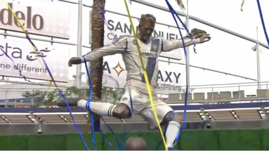 LA Galaxy revelou estátua em homenagem ao ex-internacional inglês