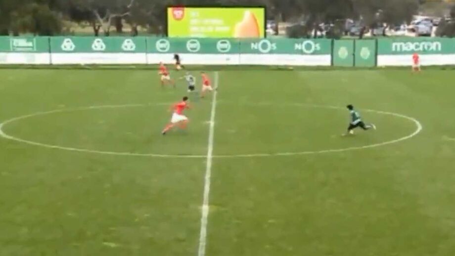 Jovem leonino esteve em grande destaque ao serviço dos juvenis do Sporting