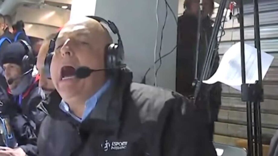 Jornalista do Esporte Interativo não se fez rogado durante o Juventus-At. Madrid