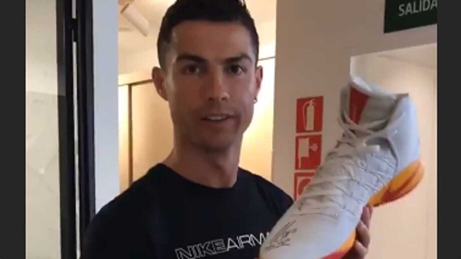 Cristiano Ronaldo em visita especial a Barcelona