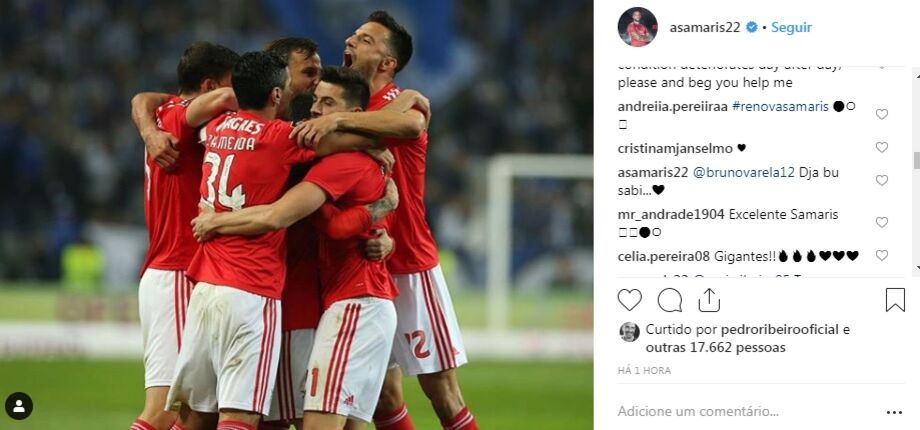 O médio respondeu ao antigo colega de equipa algo como 'Tu sabes'