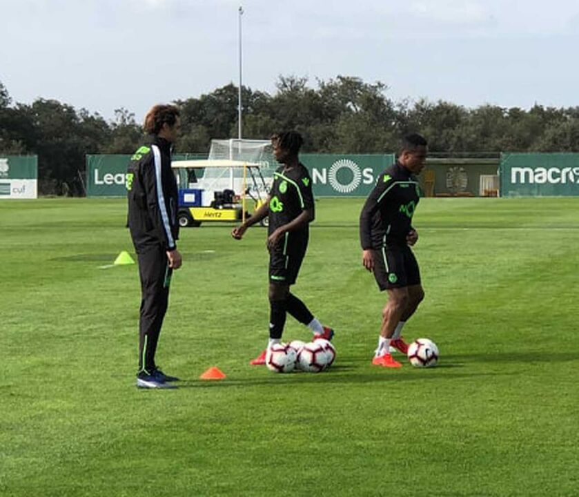 FUTURO. A presença de Joelson na equipa A deve ser uma imagem mais vezes vista daqui em diante. Para tal, terá sempre a palavra... Marcel Keizer