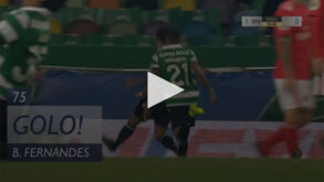 O grande golo de Bruno Fernandes que fez Alvalade explodir de alegria