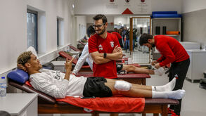 Jogadores do Seixal analisados... até no urinol