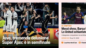 'Desilusão' e 'Ronaldo não basta': reações à eliminação da Juventus da Champions