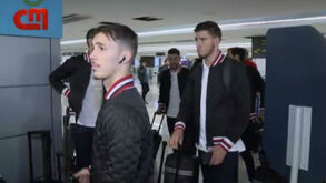 Benfica chegou cedo ao aeroporto com Luís Filipe Vieira ao leme