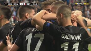 O golo que coloca o Benfica em apuros na Liga Europa