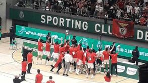 As imagens da festa do Benfica no Pavilhão João Rocha