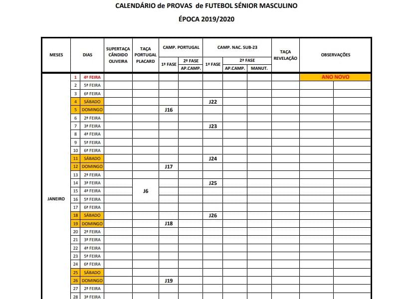 Definido calendário de jogos do Torreense no calendário de Portugal