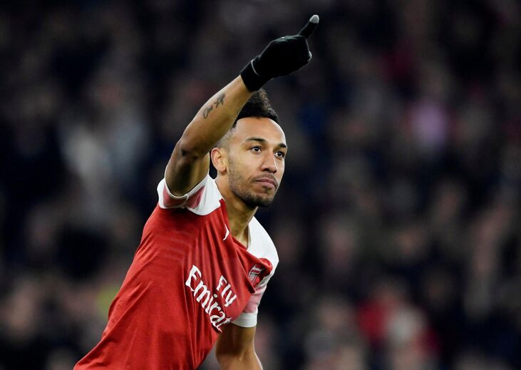 Pierre-Emerick Aubameyang (Arsenal, 2018): 63,75 M€ (milhões de euros)