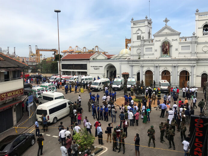 Explosões no Sri Lanka