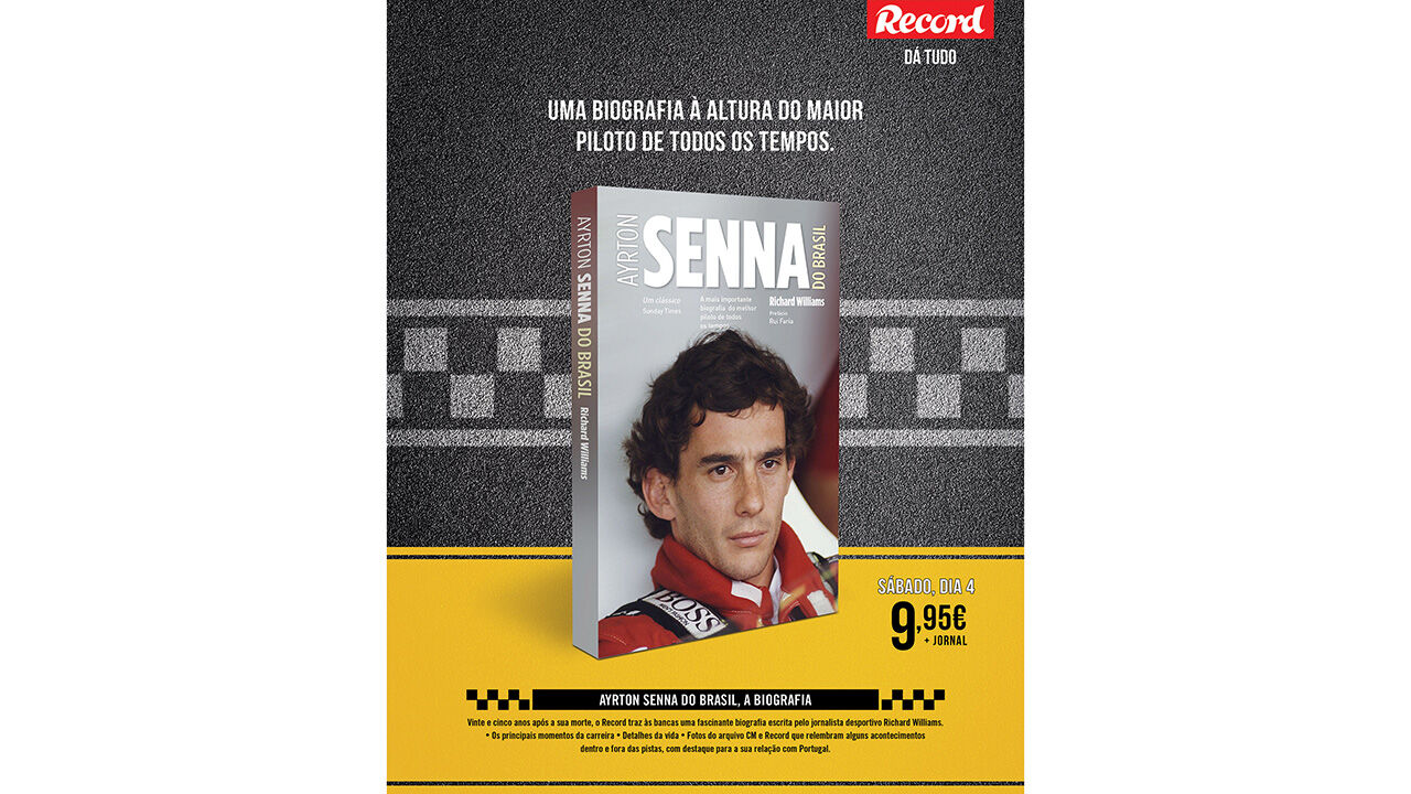 Record lança biografia de Senna - Iniciativas - Jornal Record