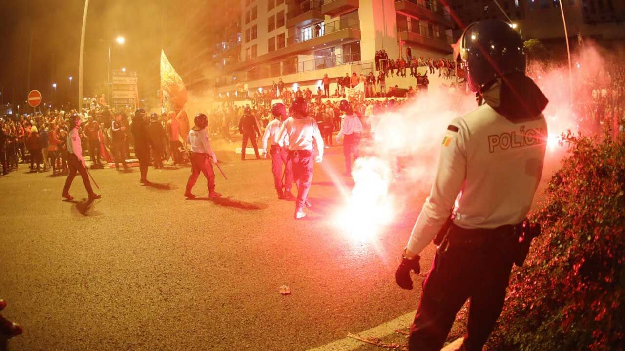 Adeptos benfiquistas