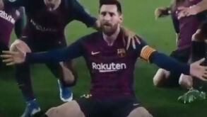 Messi levantou Camp Nou com golaço e celebrou sentado