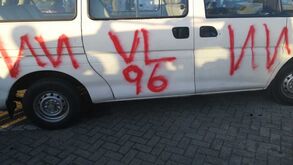 Carrinhas de claque do Sporting vandalizadas na Luz durante dérbi em andebol