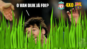 Internet fervilha com memes do Liverpool-Barcelona