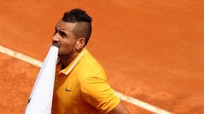 Kyrgios: Atirar cadeira foi a coisa mais calma que fez esta semana