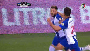 O golaço de Herrera que completou a reviravolta no Dragão