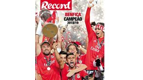 Benfica campeão: revista grátis com o Record de hoje