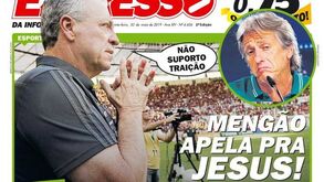 Jorge Jesus é destaque na imprensa brasileira com polémica à mistura