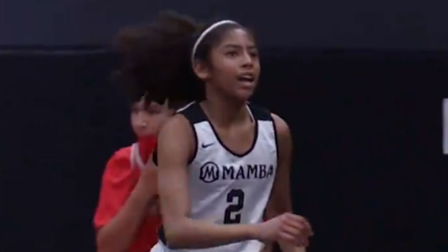 Gianna Bryant mostra aptidões e as comparações com o pai são inevitáveis