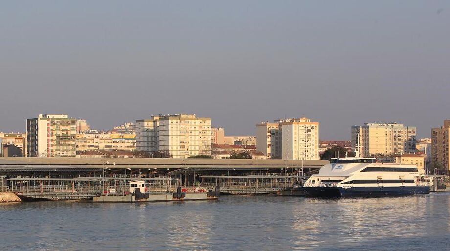 Catamaran da Soflusa no Tejo