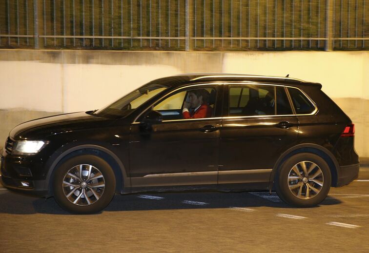 Receção do autocarro do Benfica 