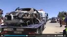 Novas imagens mostram o estado em que ficou o carro de Reyes