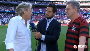 Jorge Jesus apareceu na final da Champions e até falou nos 
