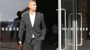Luisão e Varandas Fernandes no funeral de Reyes