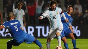Messi bisa na goleada da Argentina à Nicarágua