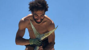 Salah foi à pesca e o resultado é... em grande  