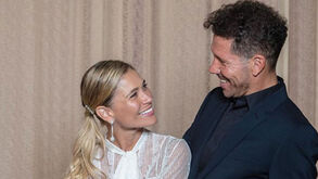 As imagens do casamento de Diego Simeone