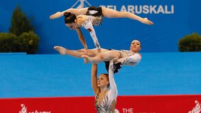 Ginástica acrobática alcança prata em Minsk