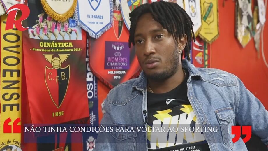 Jogador justifica rescisão de contrato com Sporting em entrevista a Record