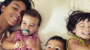 Receção divertida no regresso a casa de Georgina Rodríguez