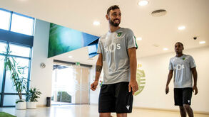 Bruno Fernandes já regressou ao trabalho no Sporting
