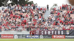 Treino do Benfica levou milhares ao Seixal: cânticos, aplausos e pedidos do 38 não faltaram