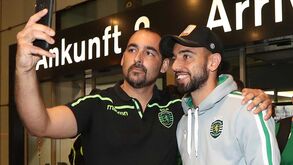 Bruno Fernandes muito acarinhado na chegada do Sporting à Suíça