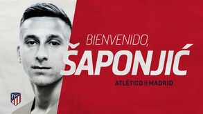 Saponjic oficializado no Atlético Madrid