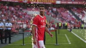 André Almeida fez treino condicionado