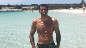 Luís Figo a banhos em forma