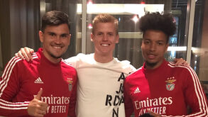 Plantel do Benfica recebeu visita de velho conhecido