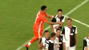 Cumplicidade entre Cristiano Ronaldo e Buffon já é evidente