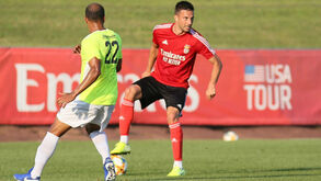 As imagens da goleada do Benfica nos Estados Unidos