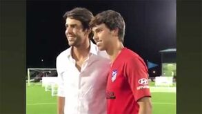Kaká deixa mensagem a João Félix: «Desejo-te muito sucesso miúdo»